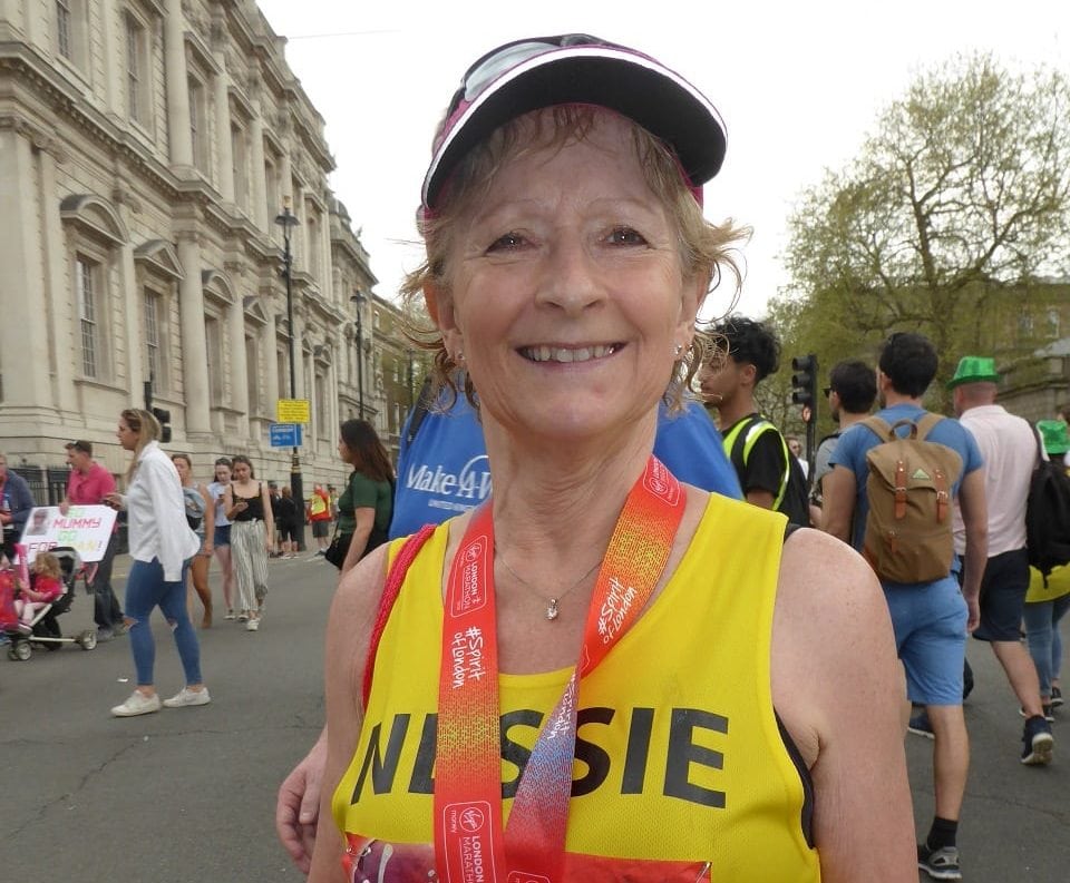 Vanessa Israel at the London Marathon 2018