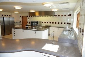 Modern large kitchen in Francis Lodge