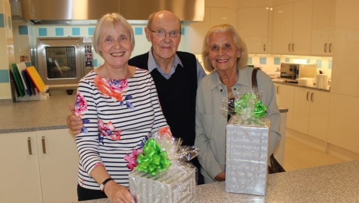 Francis House retiring kitchen volunteers