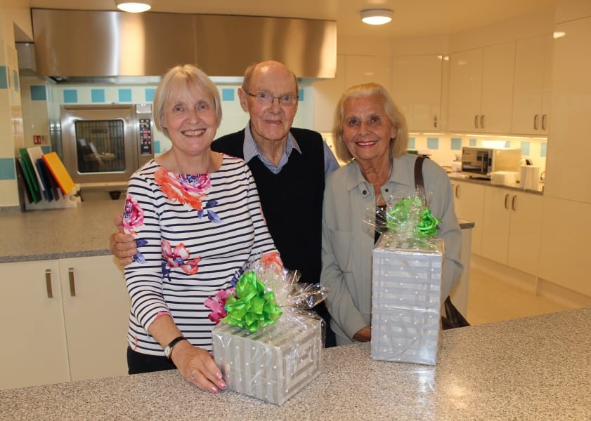 Francis House retiring kitchen volunteers