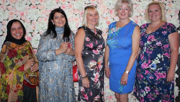 Mums from Francis House at glamorous ladies lunch event