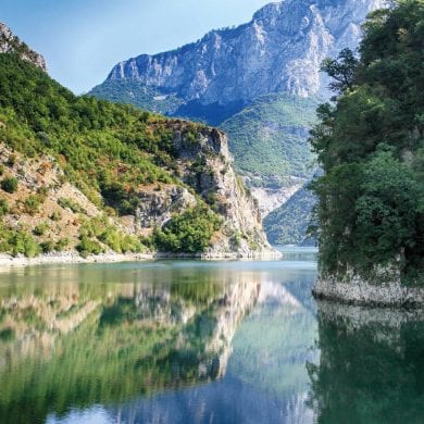 Beautiful Lake in Albania