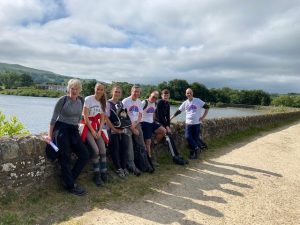 Team on Cheshire Three Peaks Challenge 2021