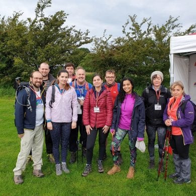 Team Lucideon at the Cheshire Three Peaks Challenge