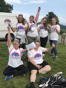 Team at Cheshire Three Peaks Challenge 2021