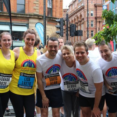 Team at the Great Manchester Run