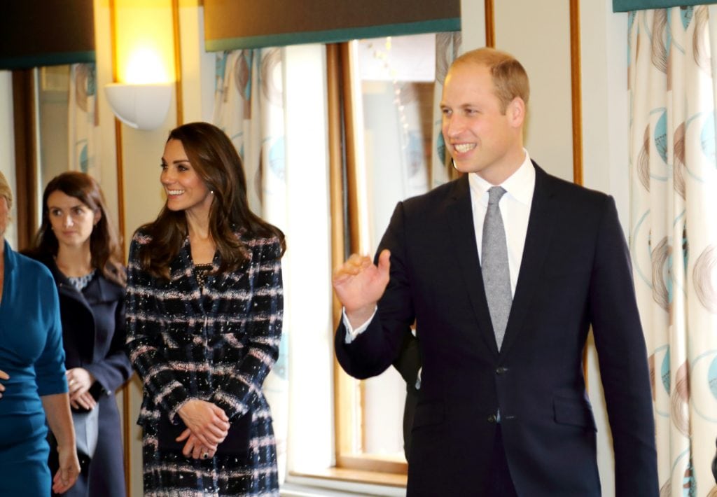 The Duke and Duchess of Cambridge at Francis House
