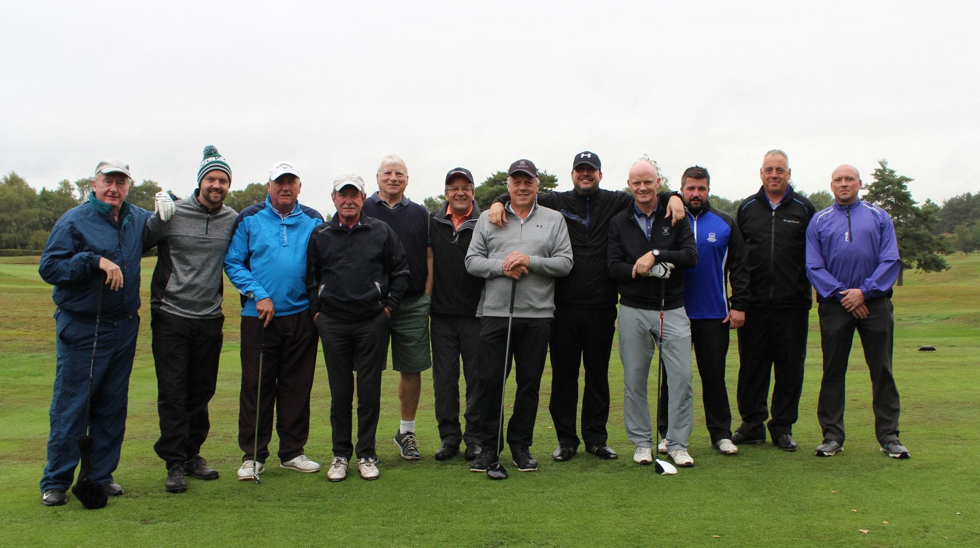 Golfers group at Stockport Golf Day
