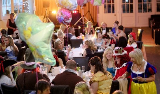 Guests at a Disney themed evening