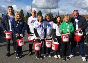 Bucket collectors at football matches raising vital funds