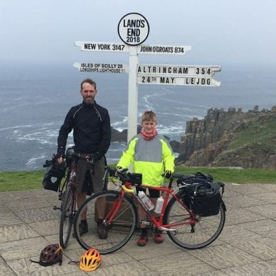 Will and Charlie - Land's End John O'Groats Cycle