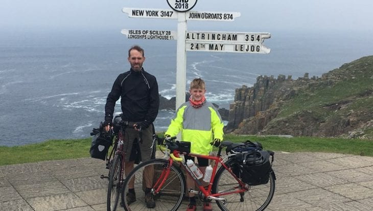 Will and Charlie - Land's End John O'Groats Cycle