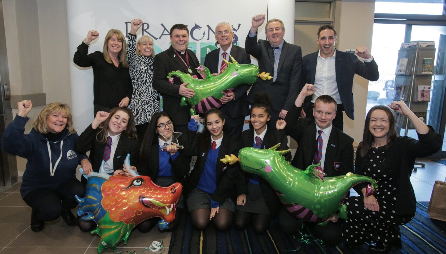 St Anthony's Winning Team Dragons Den