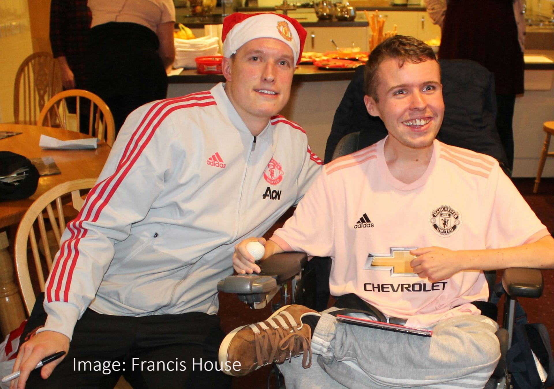 Chris with Phil Jones