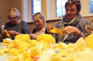 Candy Craft Club chick knitters