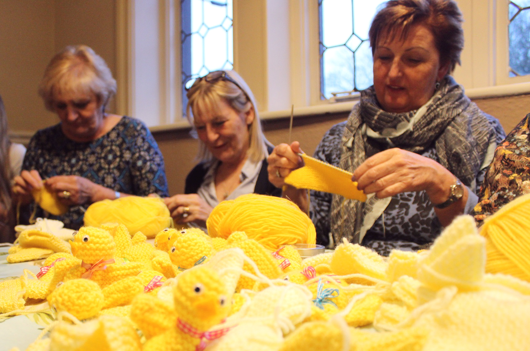 Candy Craft Club chick knitters