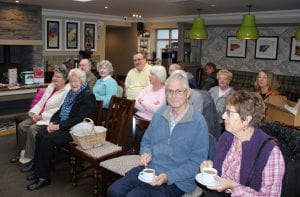 Crowds gather for the Valuation day at The Coach and Four