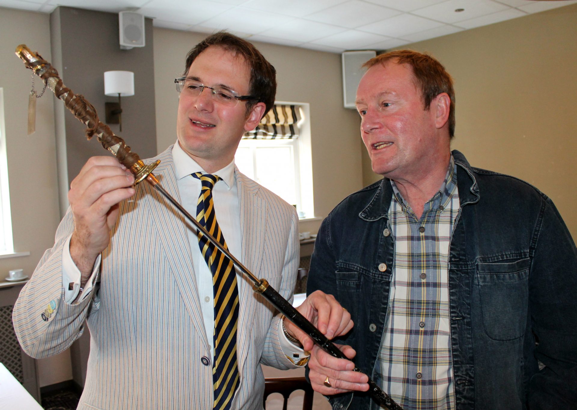 Charles Hanson values Alasdair Hymers 19th century Samurai sword.