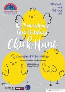 The Great Didsbury Easter Chick Hunt poster