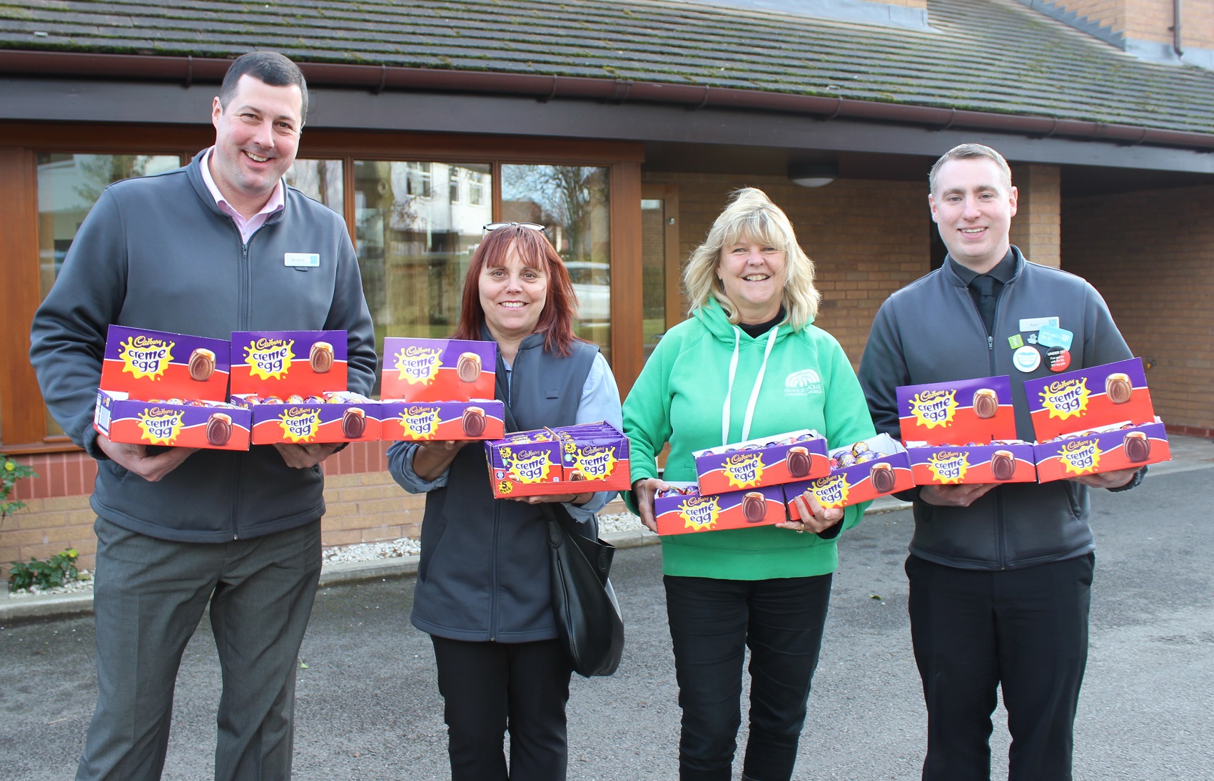 L-R Richard Nutt Linda Duffy Kate Puc Paul Glover Co-op egg donation