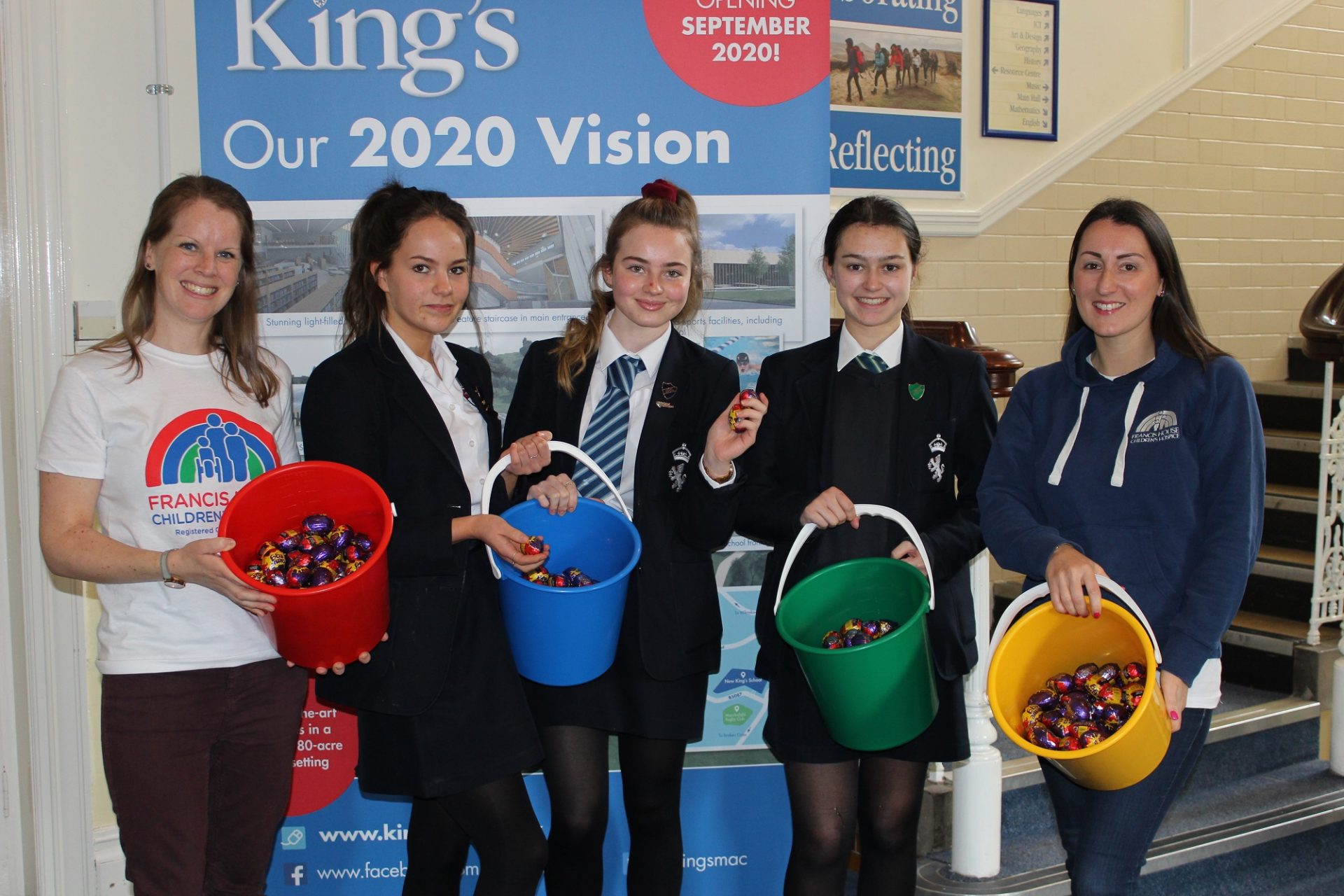 Kings School Macclesfield creme egg donation