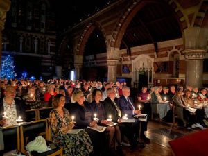 Audience enjoying the 2019 Christmas Story Service