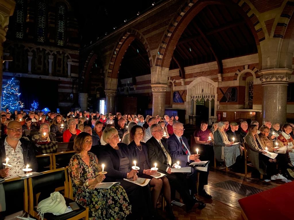 Audience enjoying the 2019 Christmas Story Service