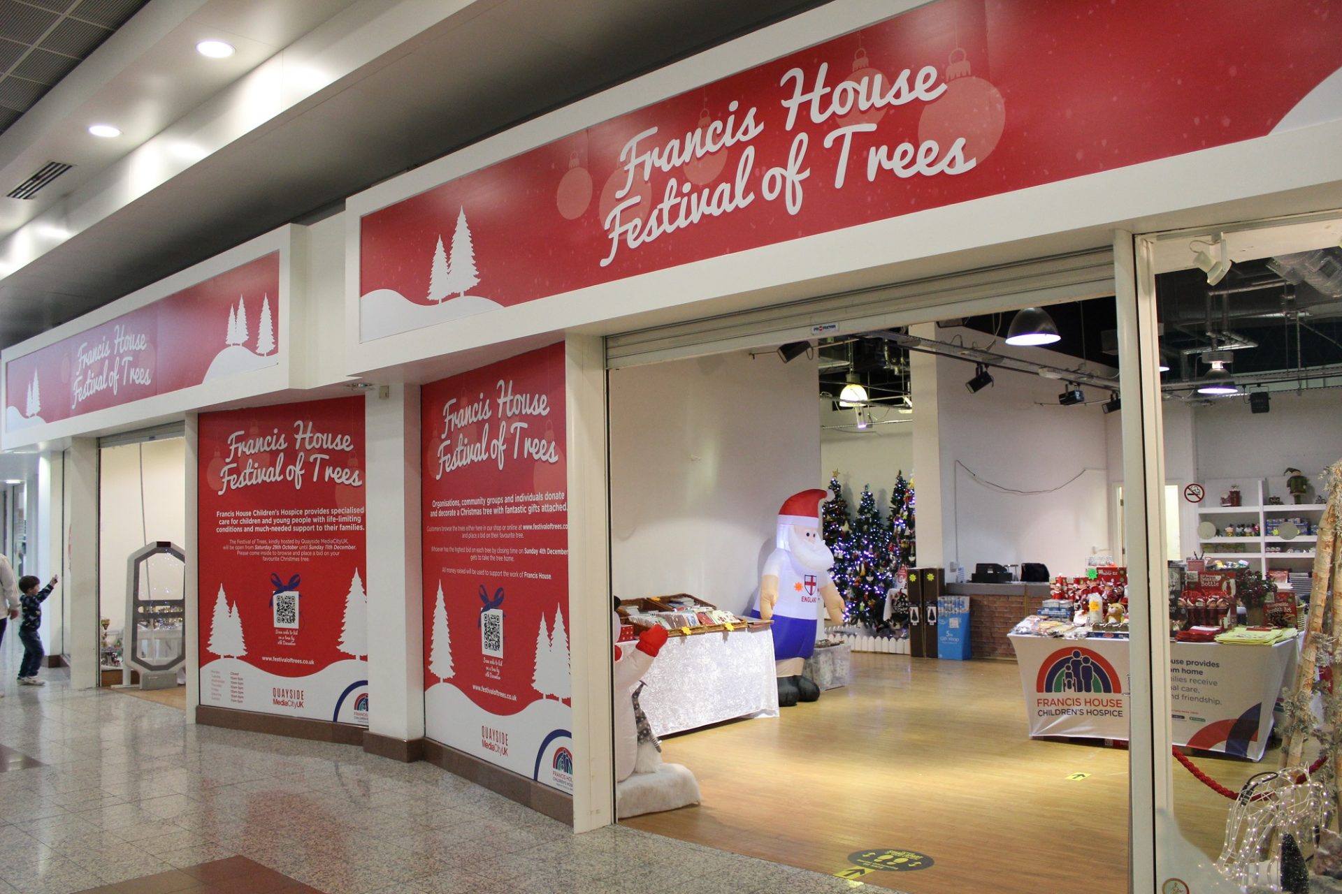 Exterior Festival of Trees shop