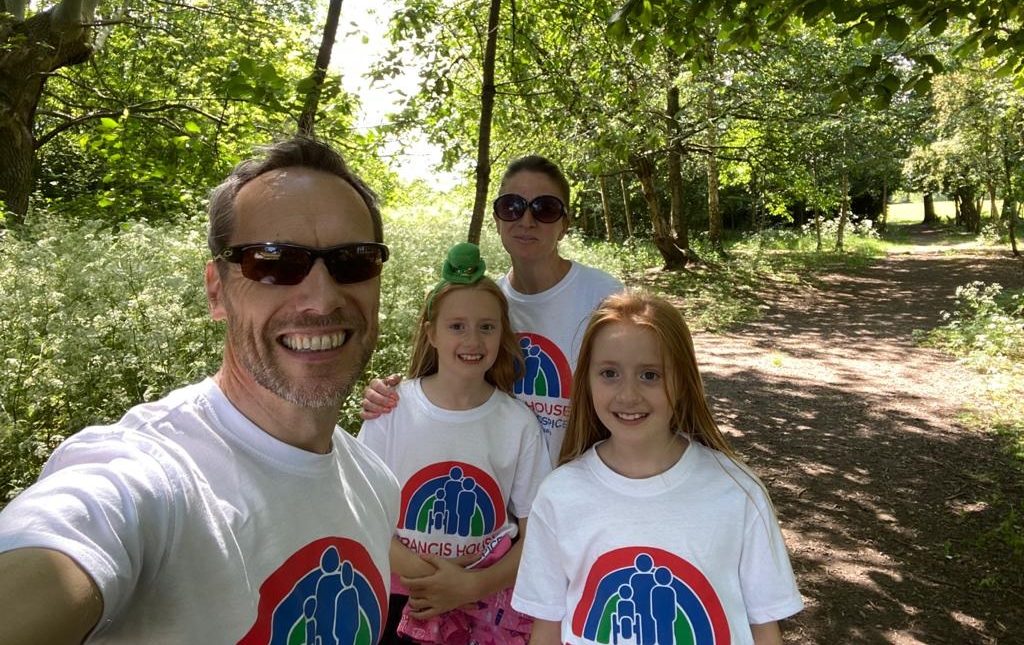 Family group in wood