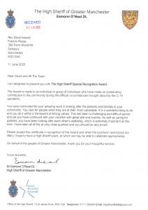 Award letter