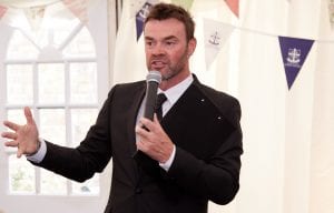 Darren Proctor hosting an event