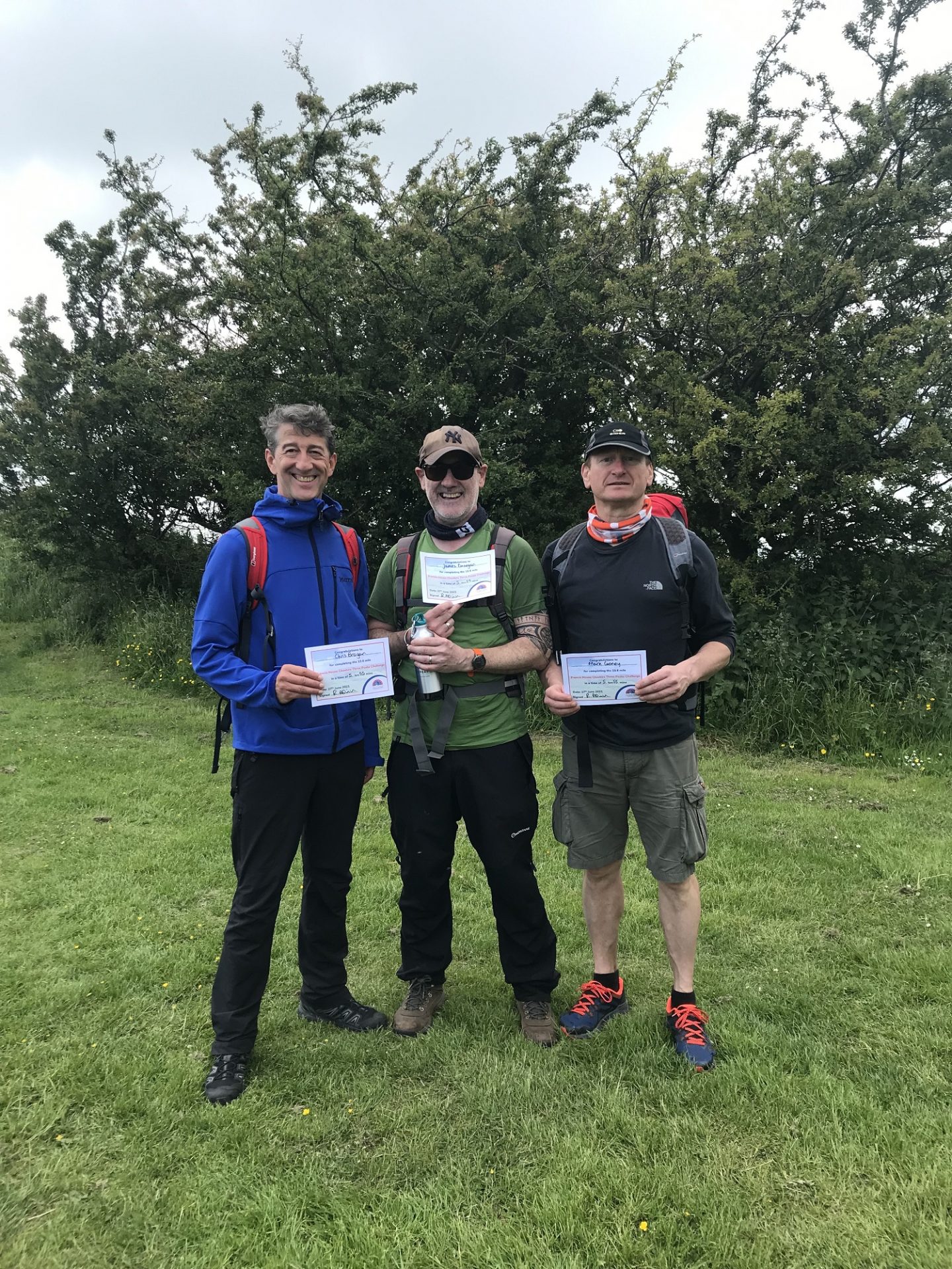 Francis House walking group of men