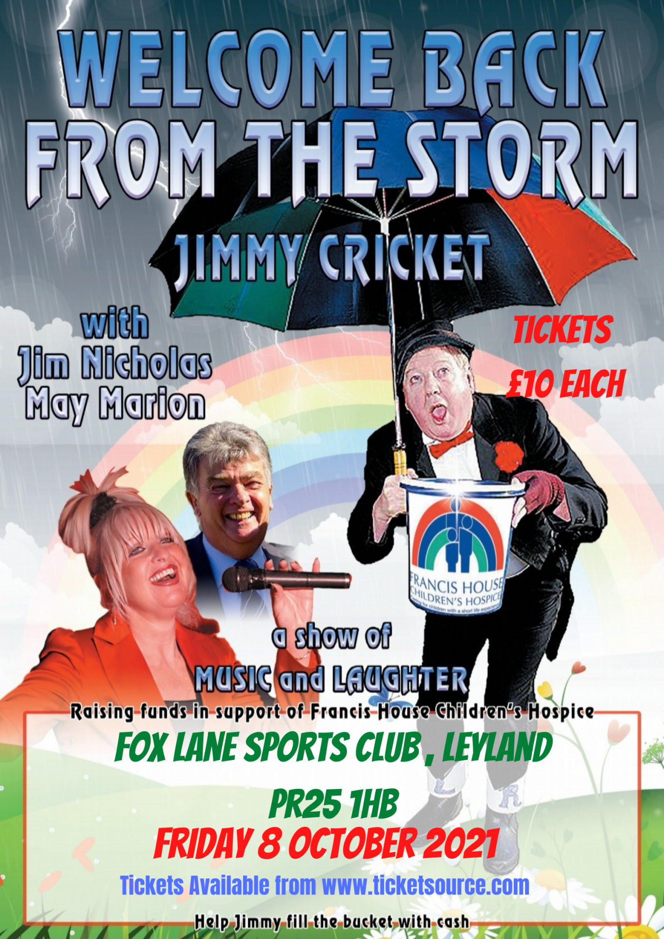Jimmy Cricket show poster