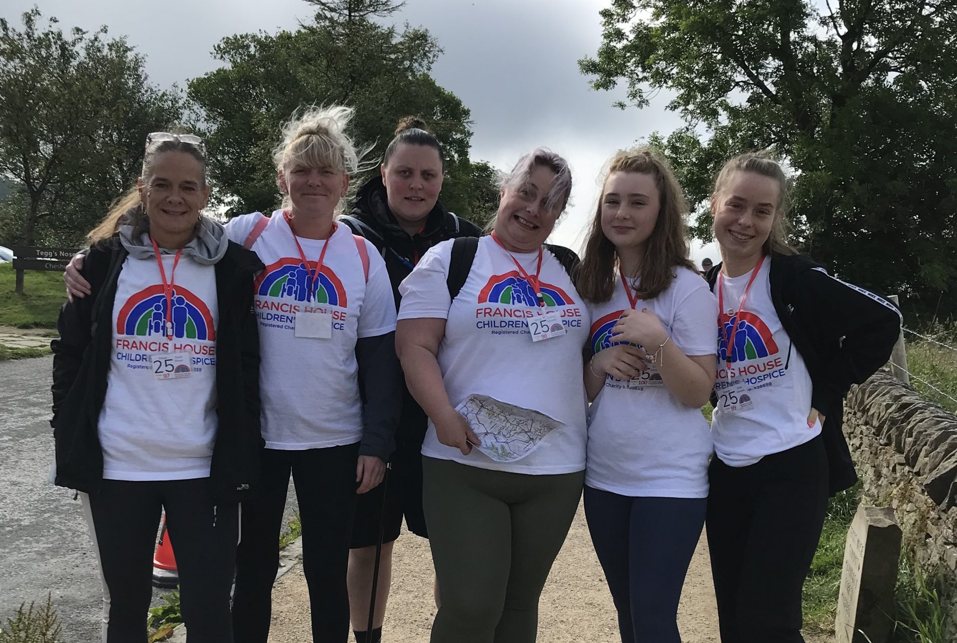 Group of women walkers