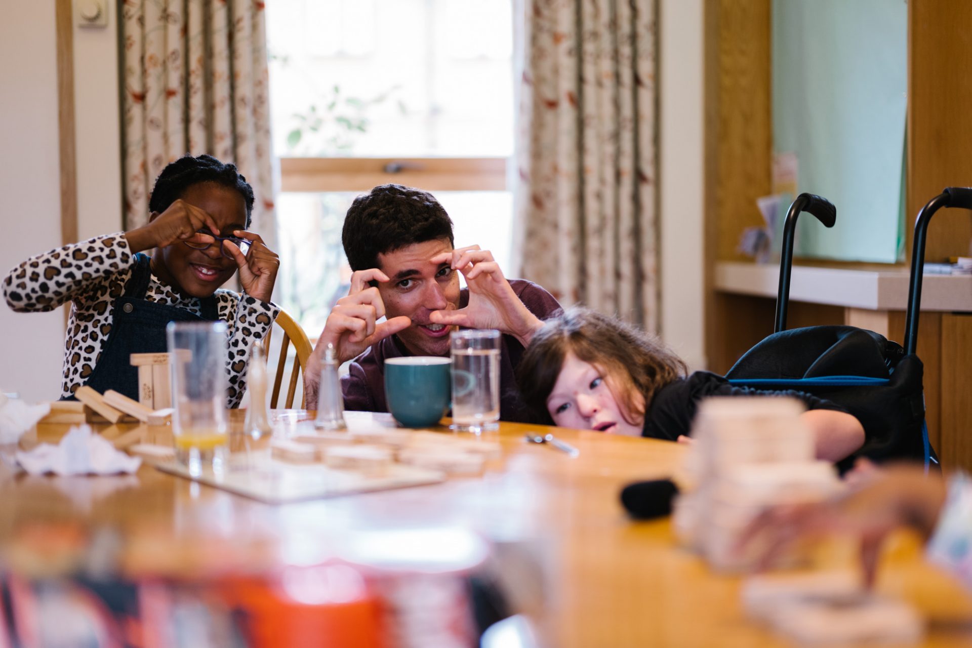 Children and staff at Francis House