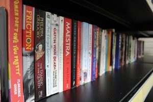 Shelves of books