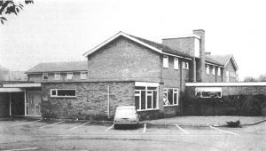 Black and white photo of convent at Francis House