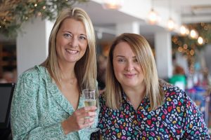 Two guests at Boutique Lunch