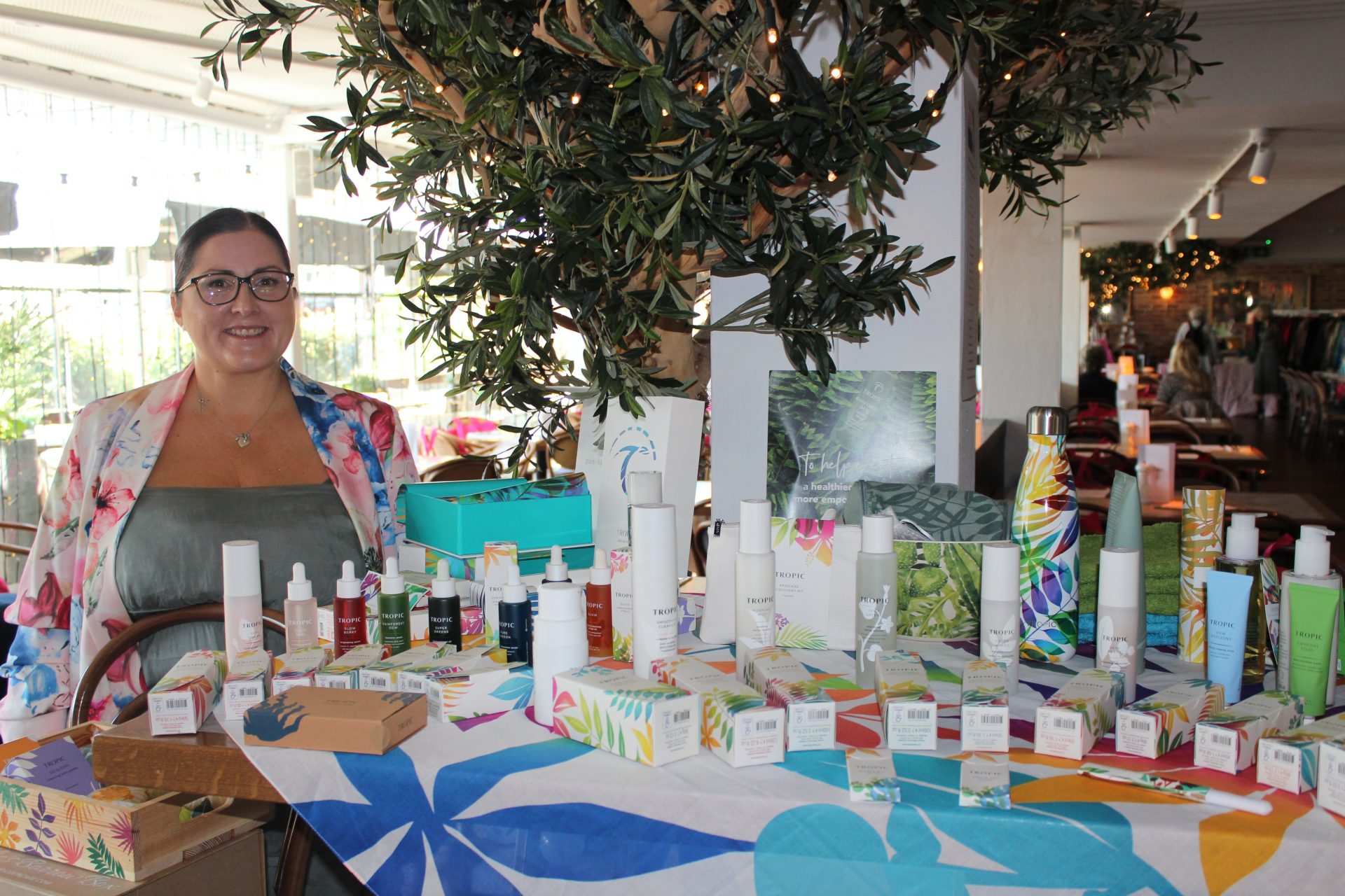 Stall holder at Boutique Lunch