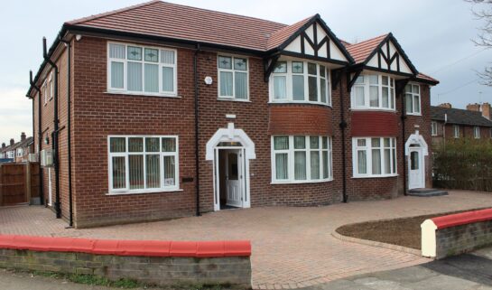 Two semi detached houses converted into one home