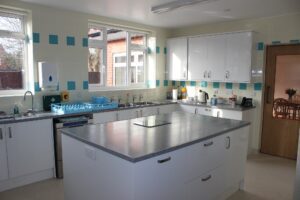 Kitchen overlooking garden