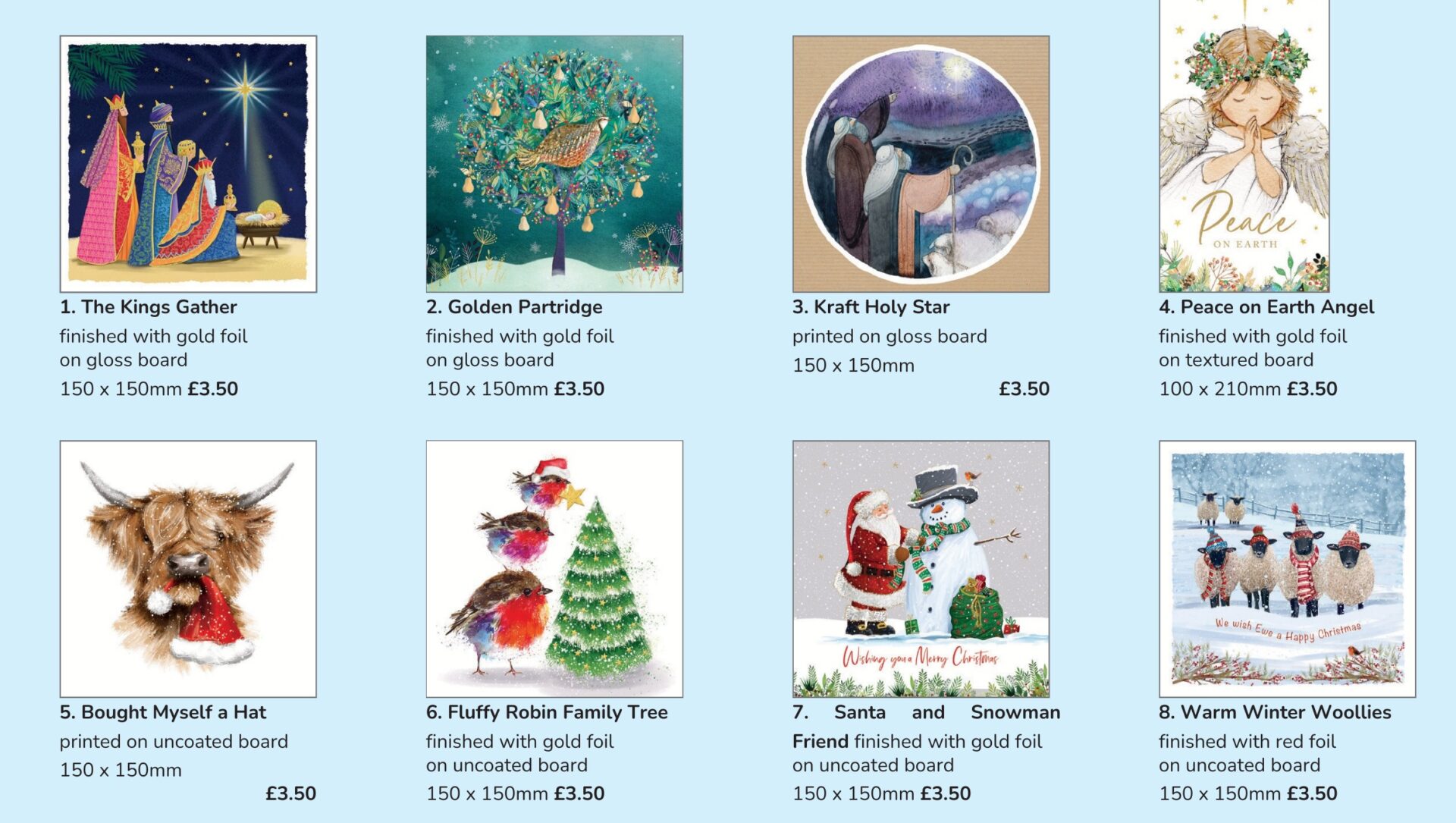 Christmas cards Francis House Children's Hospice