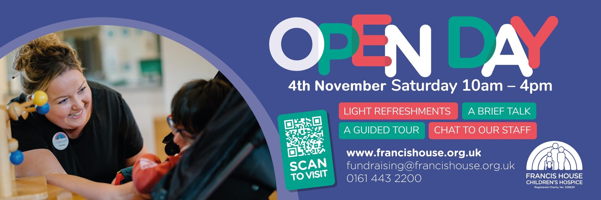 Poster advertising Open Day