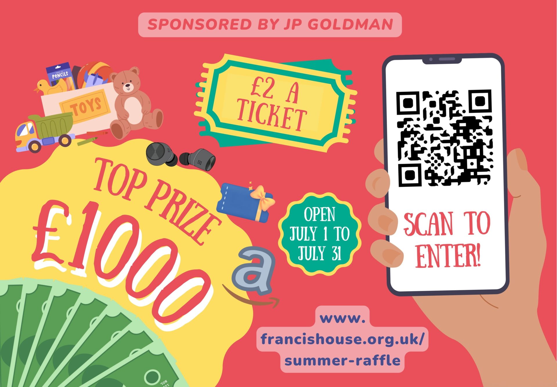 summer raffle poster 2025